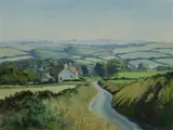 Leonard Long, Road to Westward Ho! Devon, 1960, Oil on Canvas Board