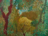David Schlunke, Dry Quandongs, 1975, Oil on Board