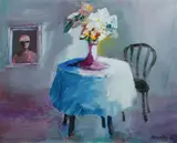John Howley, Interior Still Life, 1985, Acrylic on Paper