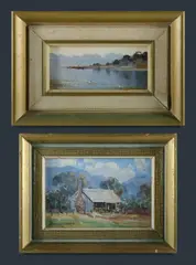 (2) by Leonard Long, Oil on Canvas (2), sold Jul 2019
