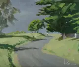 Approaching Storm, Norfolk Island by Graeme Inson, 1999, Oil on Canvas on Board, sold Jul 2019