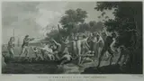 William Hodges, The Landing at Erramanga, One of the New Hebrides, Engraving