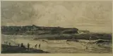 Fred Slocombe, Coogee Bay, NSW, Engraving