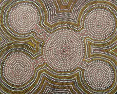 Papunya - Meeting Place,' c by Freddy West Tjakamarra, 1975/76, sold Jul 2019