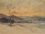 Edward Theodore Compton, Winter landscape (Snowdonia in Wales)