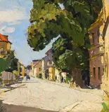 Carl Moll, Bad Hall in Upper Austria