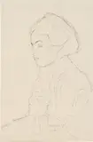 Gustav Klimt, Half-length portrait to the left