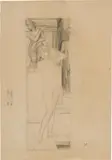 Gustav Klimt, Design for "Römisches Frauenbad