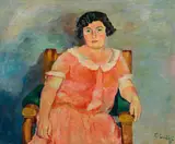 Robert Kohl, Portrait of a woman, 1925, oil on canvas; framed