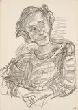 Oskar Kokoschka, Varazioni su un tema. Con una prefazione di Max Dvorak" (portfolio with 10 chalk lithographs)