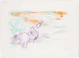 Oskar Kokoschka, Le bal masqué (case with 7 colour lithographs and 6 offset prints), 1965-67, colour lithographs on Vélin d'Arches, offset prints; unframed in original raw linen case