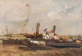 Carl Fahringer, At the port of Pola (Pula)