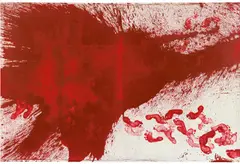 Hermann Nitsch, Bulk picture, 1983, dispersion on canvas; unframed