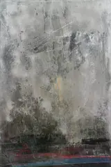 Hubert Scheibl, Nicotine on Silverscreen, 2009, oil on canvas; unframed