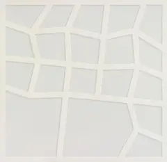Walter Obholzer, Stadtplan, 1996, tempera on aluminium; framed