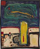 Regenbaum by Friedensreich Hundertwasser, 1974, sold Jun 2023
