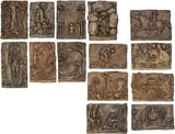 Oskar Bottoli, 14 relief pieces (from the cycle: Herr der Ringe nach Tolkien)