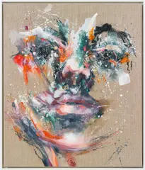 Lucia Riccelli, Untitled, 2021, oil on canvas; framed