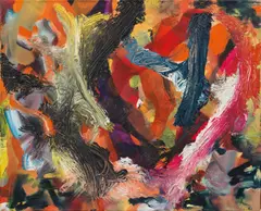 Thomas Reinhold, Untitled, 1987, oil on canvas; unframed