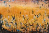 Soshana Afroyim, Alone in the Desert V, 1992, oil on canvas; framed