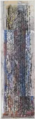 Valentin Oman, Unter den Füßen die Toten II, 1989/94, mixed media on fabric on canvas; unframed