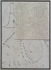 Tone Fink, Untitled, 1993, mixed media on canvas; framed