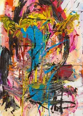 Eva Kaiser, Umbriel, 2015, mixed media on canvas; unframed