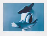 Gottfried Helnwein, Donald Duck, graphic print; framed