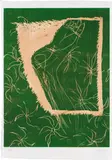 Georg Baselitz, Holztellerglück, 1996, colour woodcut on paper; unframed
