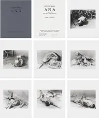 Günter Brus, Portfolio: Ana (1st action, 1964, Mühl studio - Obere Augartenstraße), 1964, 7 photographs in original linen case; edition 23/35