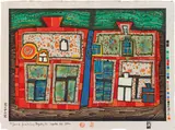 764A Friedensreich Hundertwasser, 2 BIS 13 SCHWIMMENDE FENSTER, 2 TO 13 WINDOWS AFLOAT