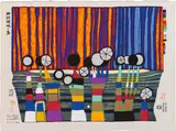 869A Friedensreich Hundertwasser, KORALLENBLUMEN, CORAL FLOWERS“