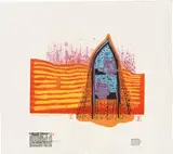 912 Friedensreich Hundertwasser, DIE RAKETE, ROCKET EARTH SKY“