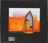912 Friedensreich Hundertwasser, DIE RAKETE, ROCKET EARTH SKY“