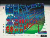 220A Friedensreich Hundertwasser, NACHTZUG, NIGHT TRAIN