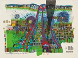 818 Friedensreich Hundertwasser, LET US PRAY MANITOU WINS