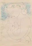 Grande Maternité by Pablo Picasso, 1963, colour lithograph on paper; framed, sold Apr 2023