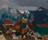 Josef Dobrowsky, Motif from Traunkirchen