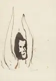 Herbert Boeckl, Seraph" (design for the Apocalypse, north wall of the Angel Chapel in Seckau, 1952)