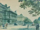 Paul Kaspar, Vienna State Opera, 1927, watercolour on paper; framed