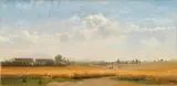 Julius Bayer, Summer landscape, 1875, oil on canvas; framed