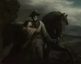 Christian Griepenkerl, Death as a rider, 1897, oil on canvas; framed