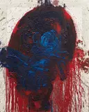 Hermann Nitsch, Untitled (Bulk Picture), 2007, oil on canvas; unframed