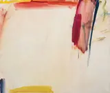 Maria Lassnig, Heller Körper, oil on canvas; framed
