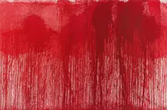Hermann Nitsch, Untitled (Bulk Picture), 2013, acrylic on canvas; unframed