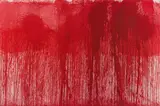 Hermann Nitsch, Untitled (Bulk Picture), 2013, acrylic on canvas; unframed