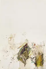 Motif of the Venetian fish market by Martha Jungwirth, 1983, watercolour on paper; framed, sold Apr 2023