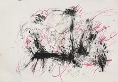 Rudolf Polanszky, Untitled, 1982, mixed media on paper; framed