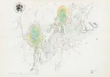 Max Weiler, Untitled, 1973, mixed media on paper; framed