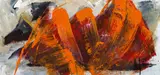 Eva Kaiser, Dahinter, 2008, mixed media on canvas; unframed